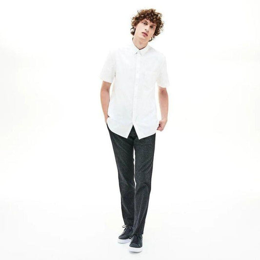 Chemisette Lacoste coupe droite mini piqué coton - French Destock