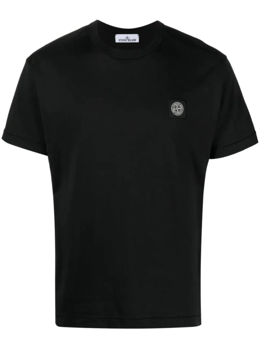 Compass - patch cotton T-shirt - French Destock