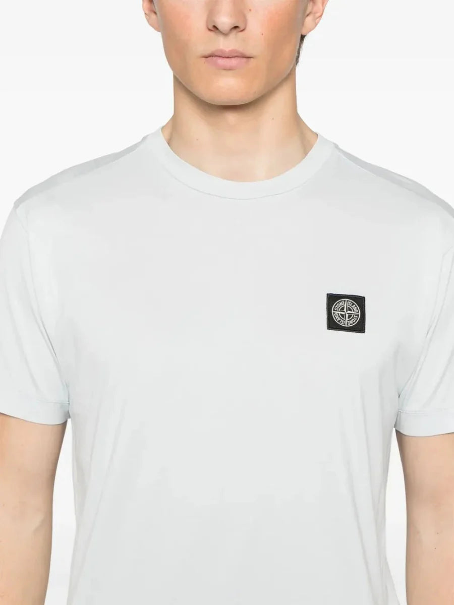 Compass - patch cotton T-shirt - French Destock
