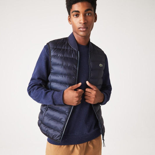 Doudoune sans manches Lacoste marine - French Destock