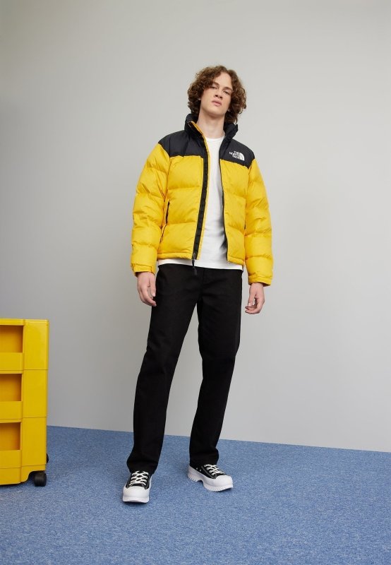 Doudoune TNF NUPTSE Unisex - Jaune - French Destock