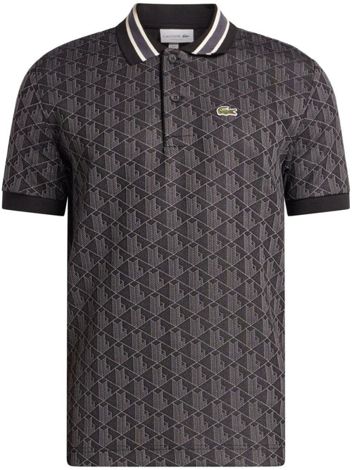 Monogram - jacquard polo shirt - French Destock