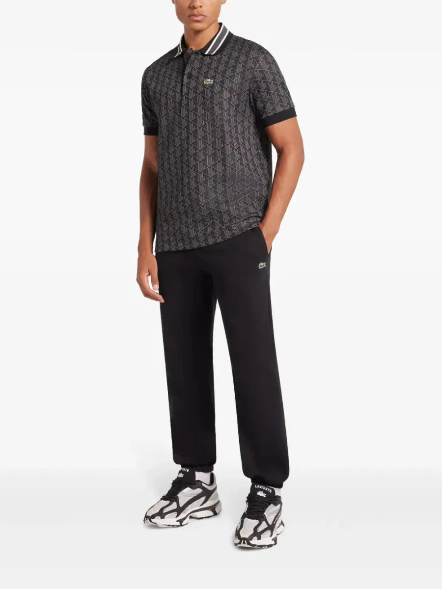 Monogram - jacquard polo shirt - French Destock