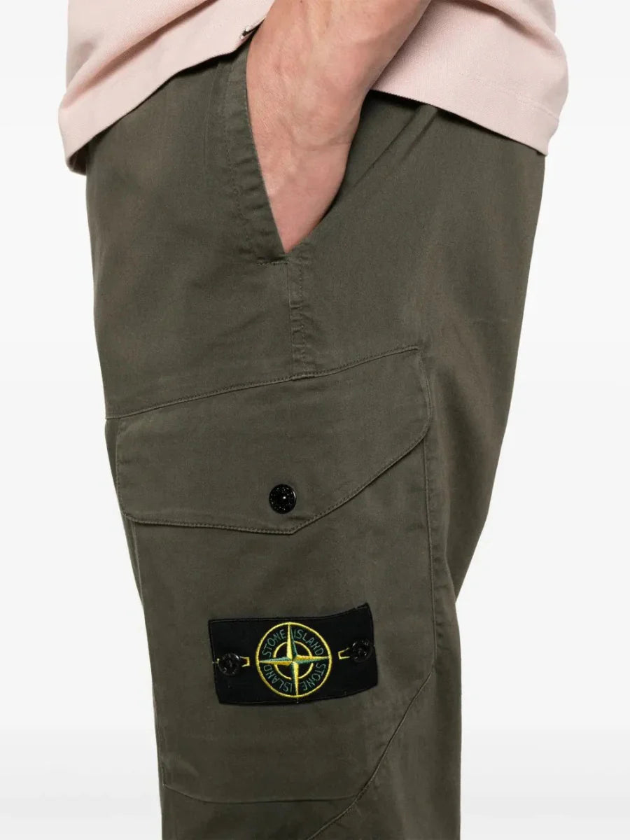 pantalon cargo à patch Compass - French Destock