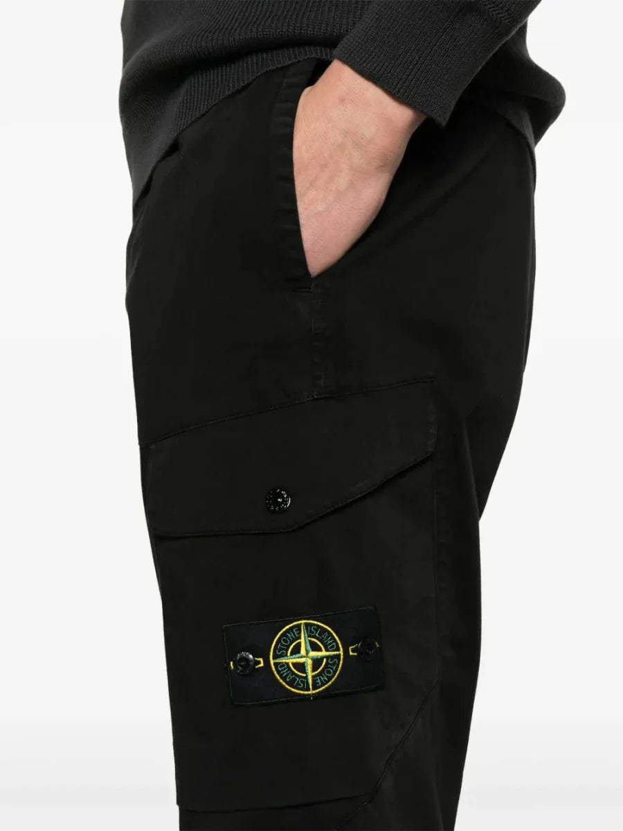 pantalon cargo à patch Compass - French Destock