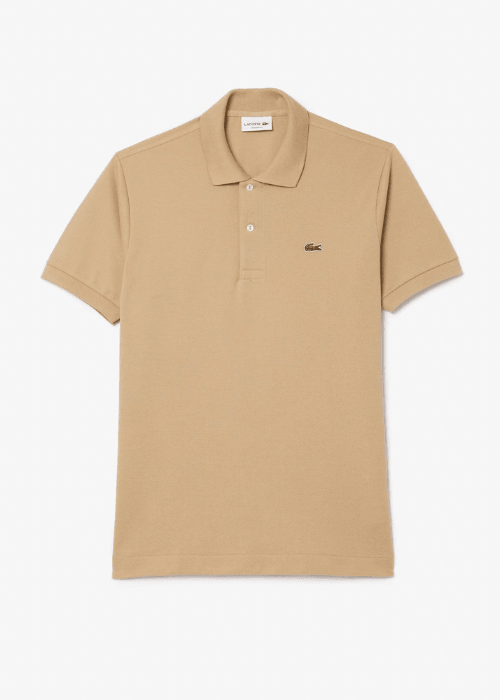 Polo L.12.12 Lacoste beige - French Destock