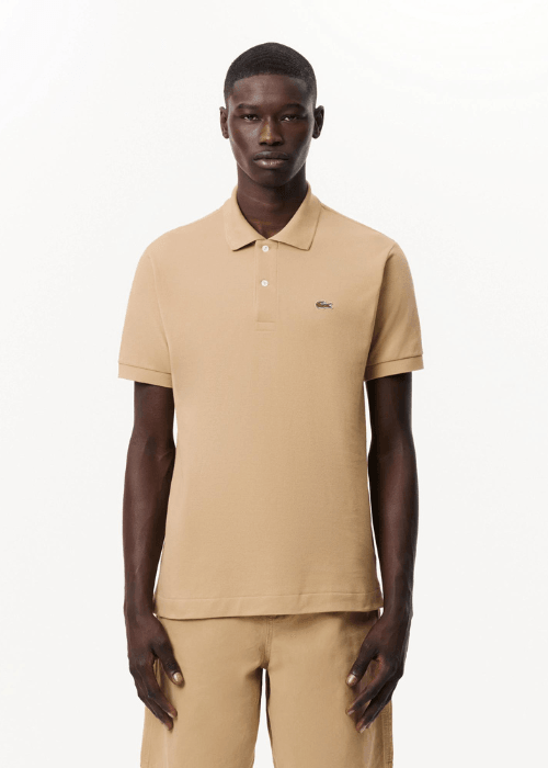 Polo L.12.12 Lacoste beige - French Destock