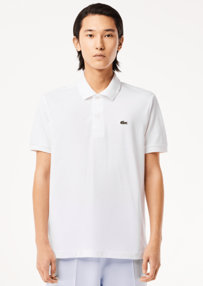 Polo L.12.12 Lacoste blanc - French Destock