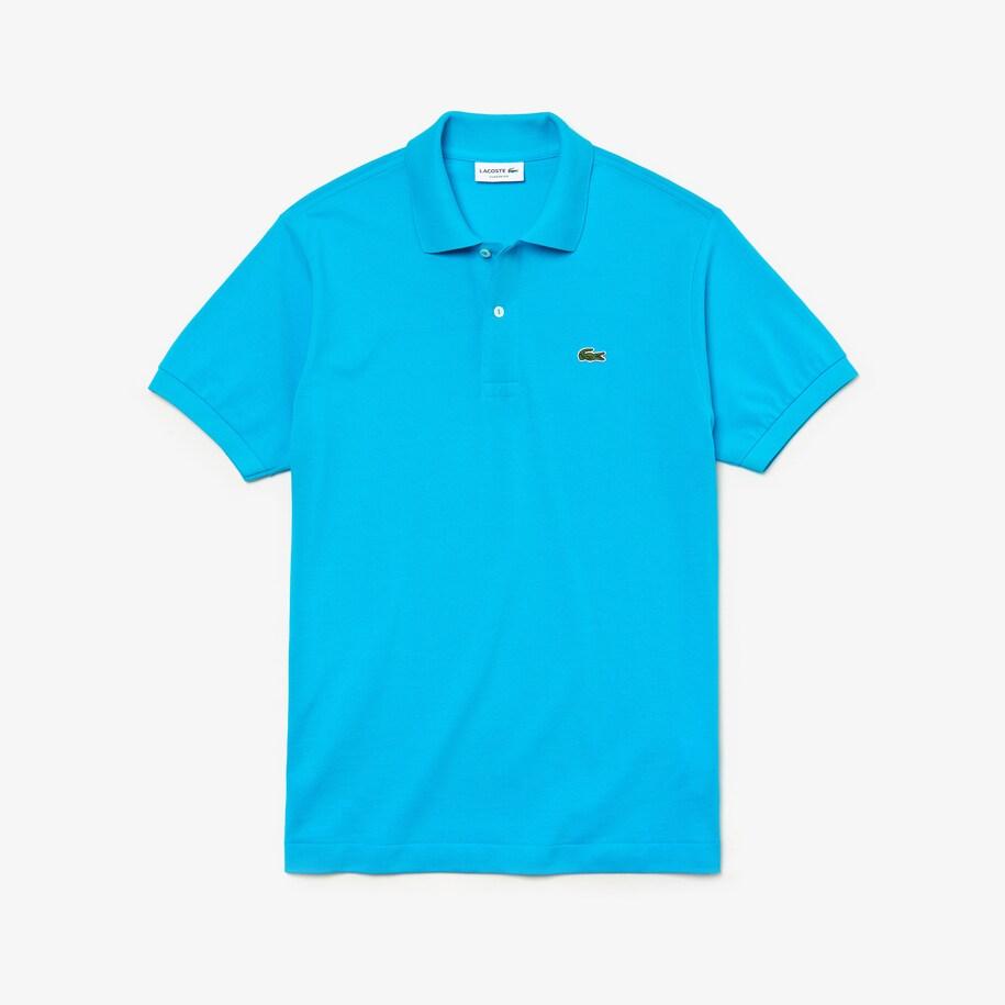 Polo L.12.12 Lacoste bleu - French Destock