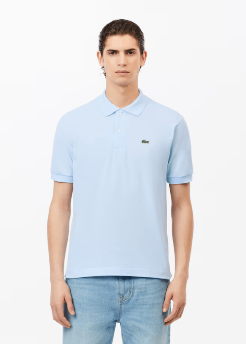 Polo L.12.12 Lacoste bleu clair - French Destock