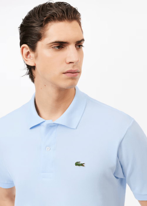 Polo L.12.12 Lacoste bleu clair - French Destock