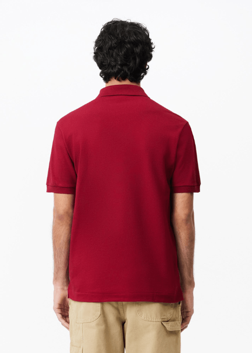 Polo L.12.12 Lacoste bordeaux - French Destock