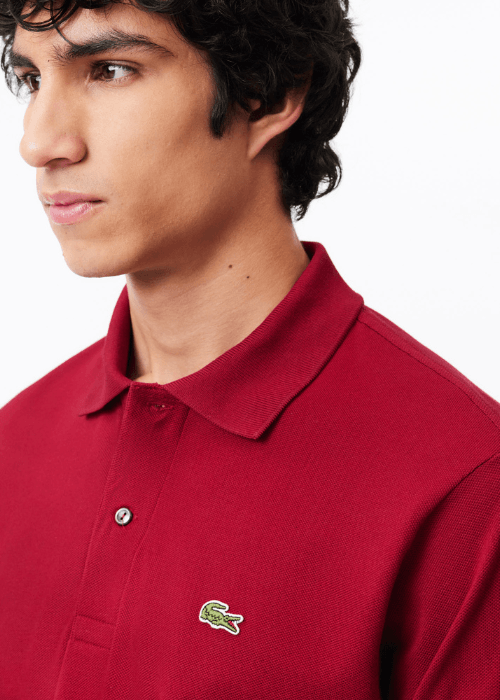 Polo L.12.12 Lacoste bordeaux - French Destock