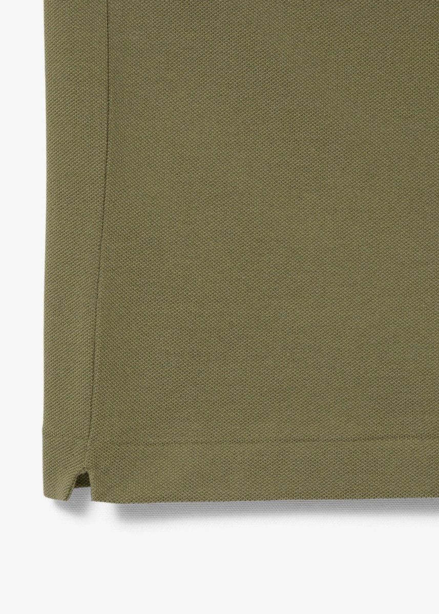 Polo L.12.12 Lacoste kaki - French Destock