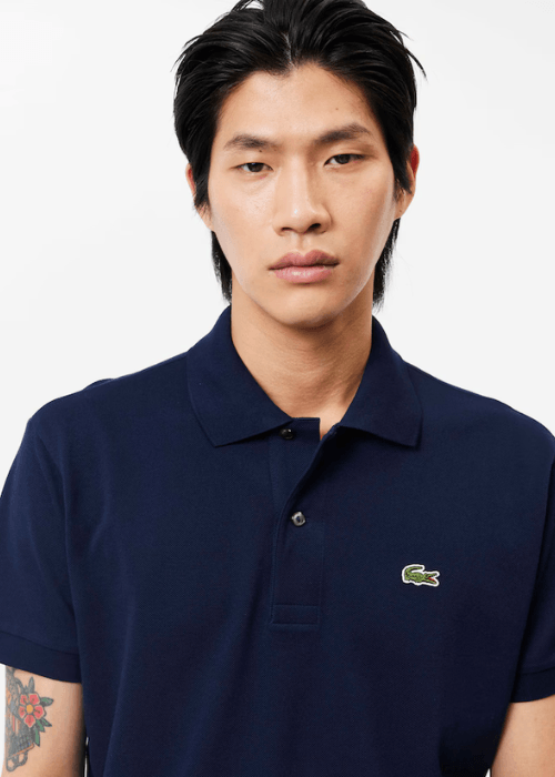Polo L.12.12 Lacoste marine - French Destock