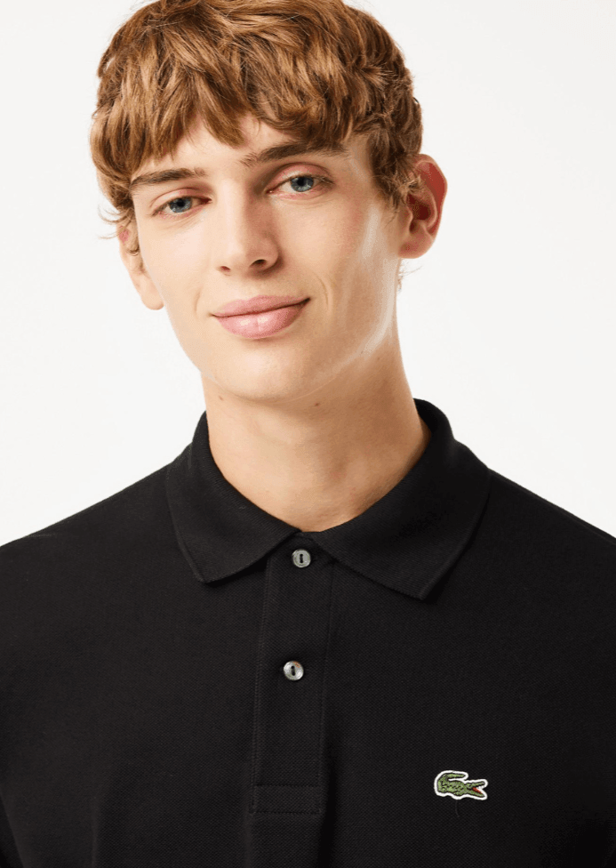 Polo L.12.12 Lacoste noir - French Destock