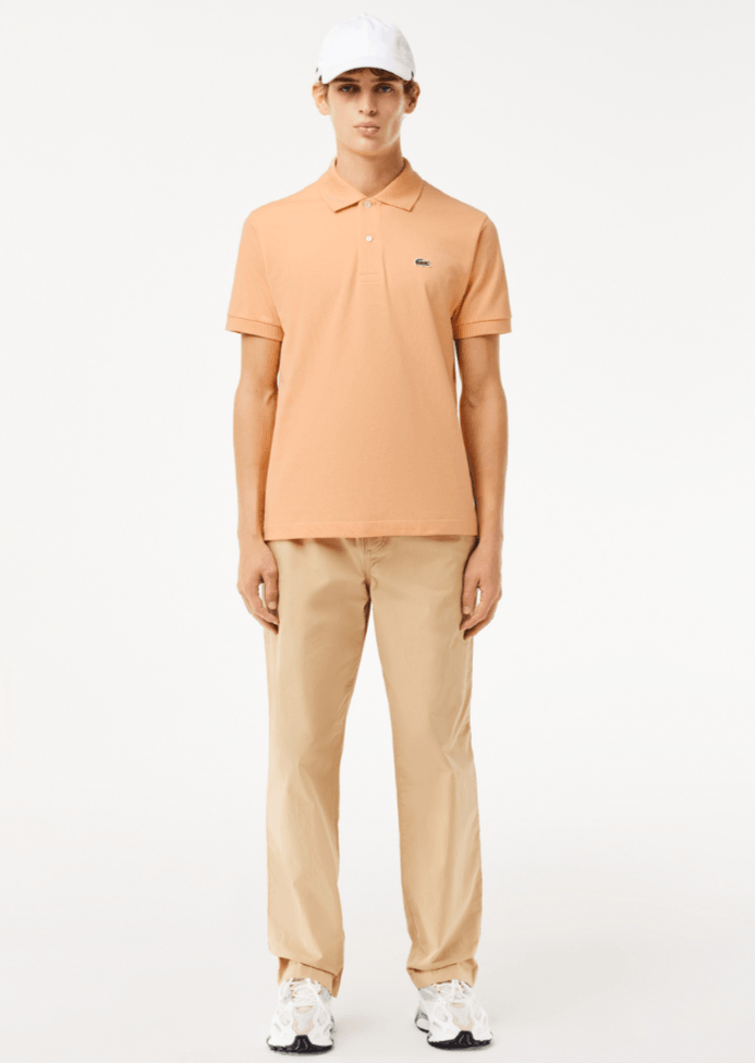 Polo L.12.12 Lacoste orange - French Destock
