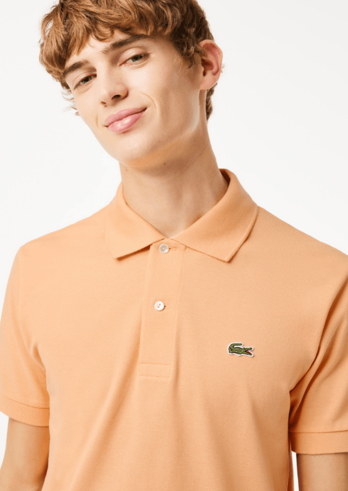Polo L.12.12 Lacoste orange - French Destock