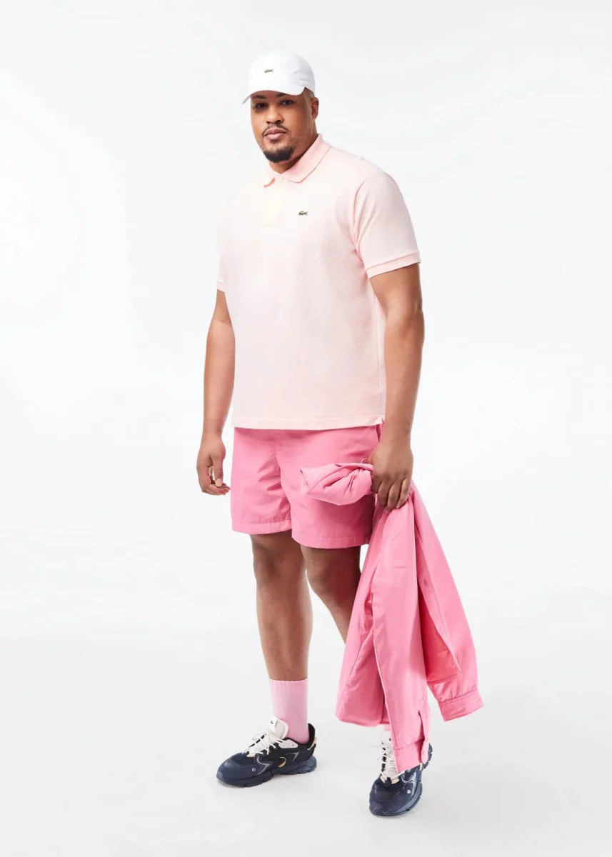 Polo L.12.12 Lacoste rose clair - French Destock