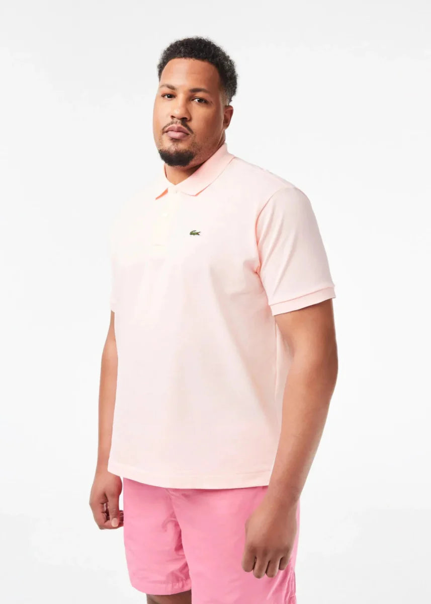 Polo L.12.12 Lacoste rose clair - French Destock