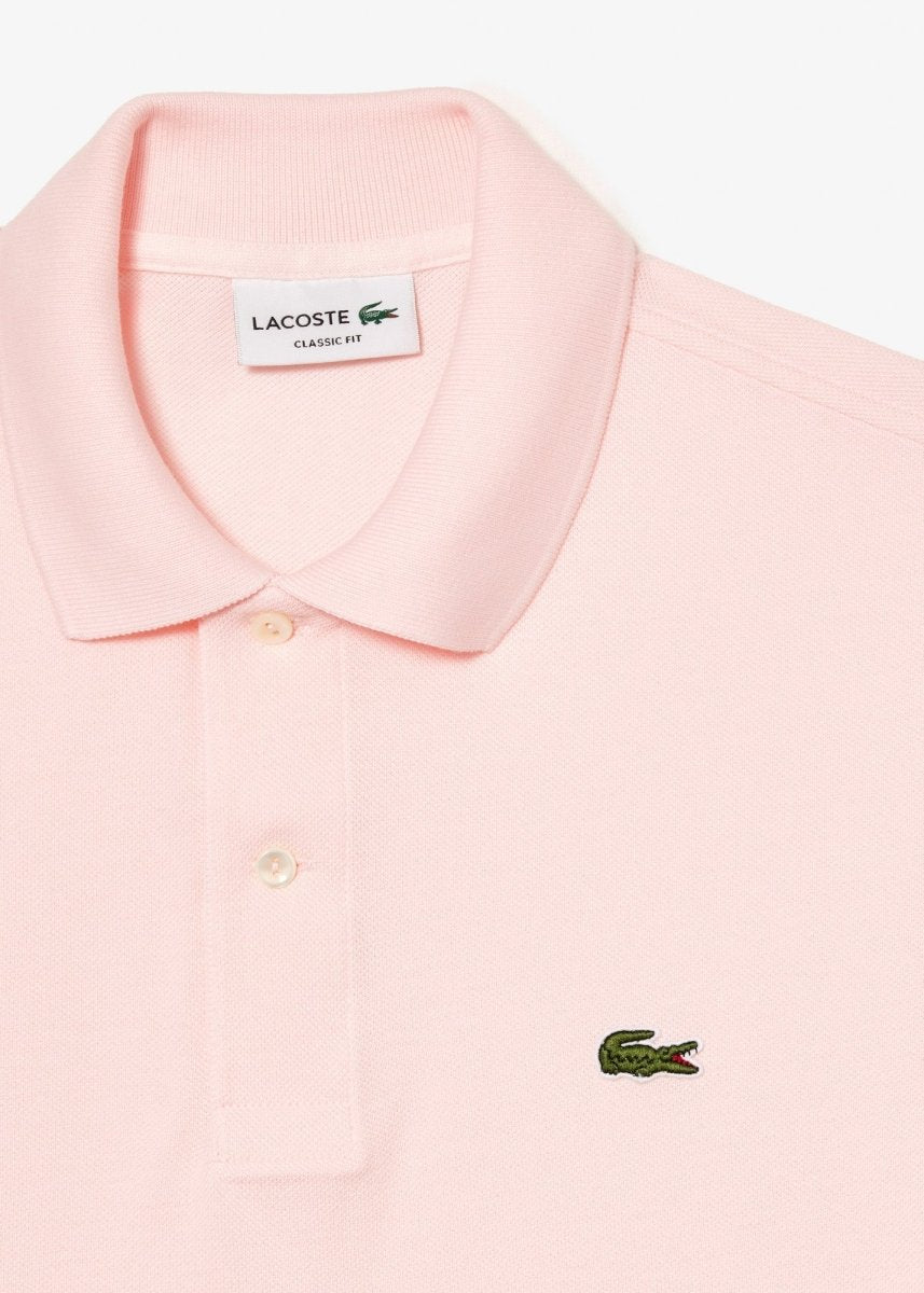 Polo L.12.12 Lacoste rose clair - French Destock