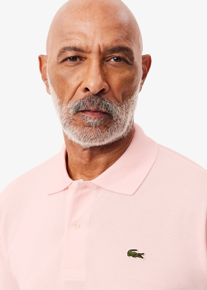 Polo L.12.12 Lacoste rose clair - French Destock