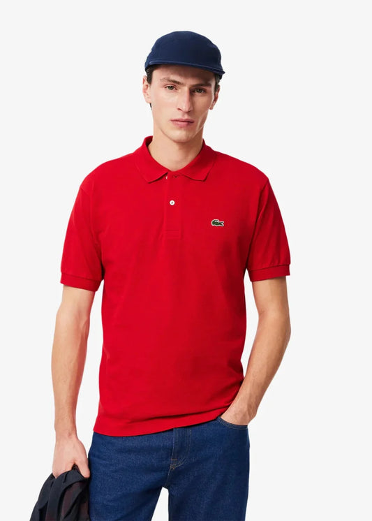 Polo L.12.12 Lacoste rouge - French Destock