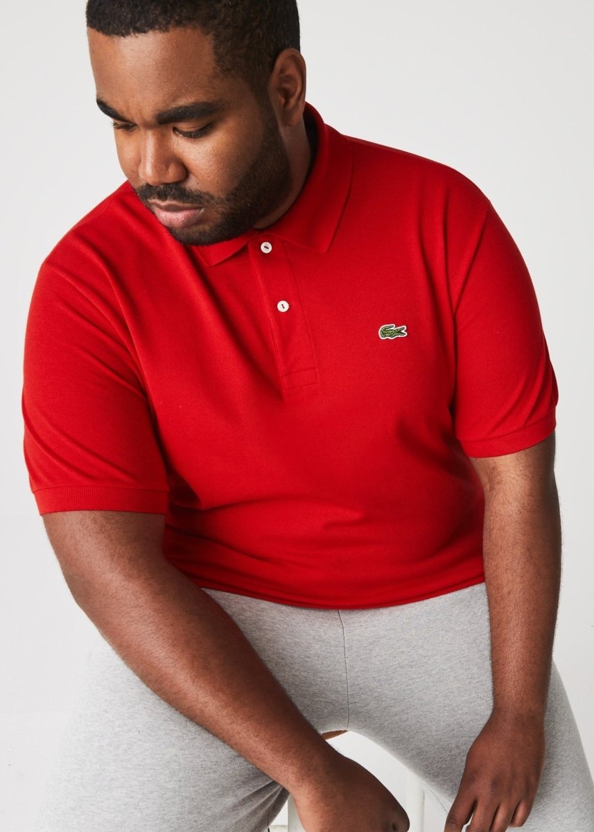 Polo L.12.12 Lacoste rouge - French Destock
