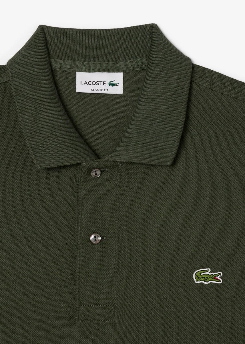 Polo L.12.12 Lacoste vert - French Destock