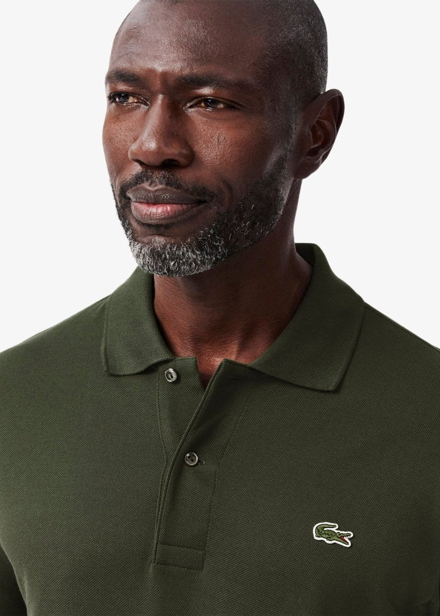 Polo L.12.12 Lacoste vert - French Destock