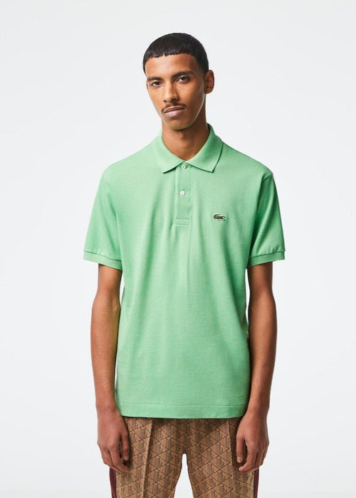 Polo L.12.12 Lacoste vert - French Destock