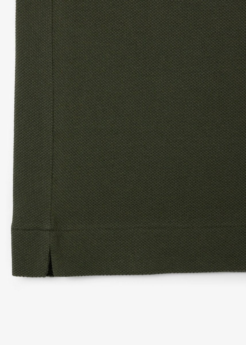 Polo L.12.12 Lacoste vert - French Destock