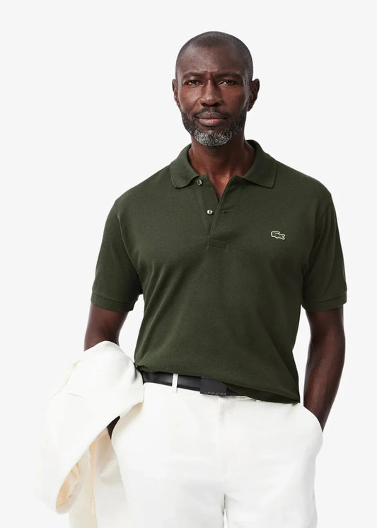 Polo L.12.12 Lacoste vert - French Destock