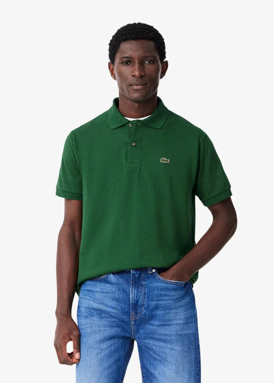 Polo L.12.12 Lacoste vert foncé - French Destock
