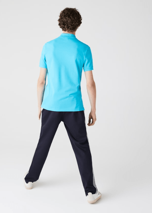 Polo Lacoste bleu - French Destock