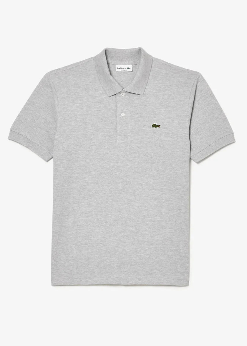 Polo Lacoste gris chiné - French Destock