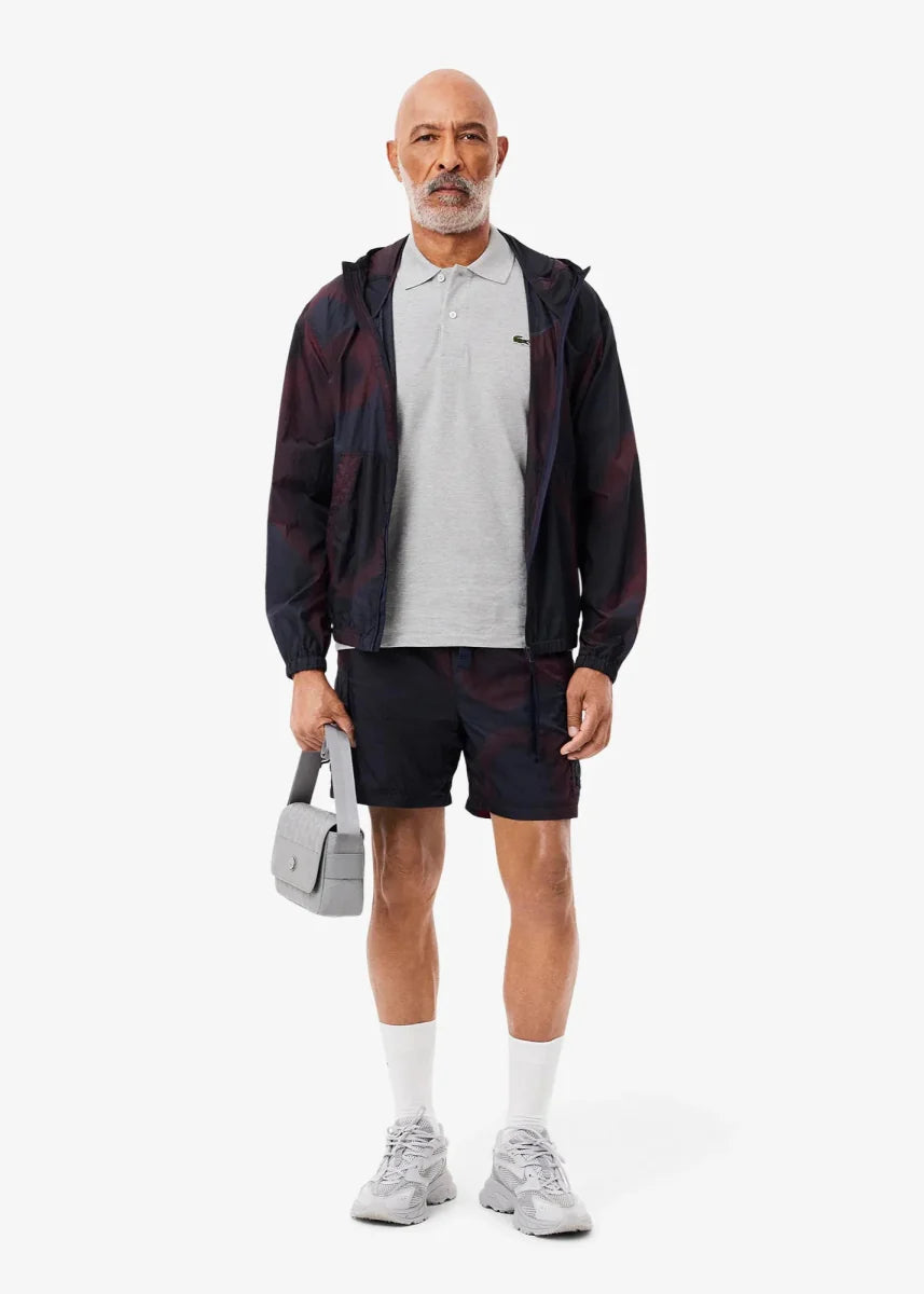 Polo Lacoste gris chiné - French Destock