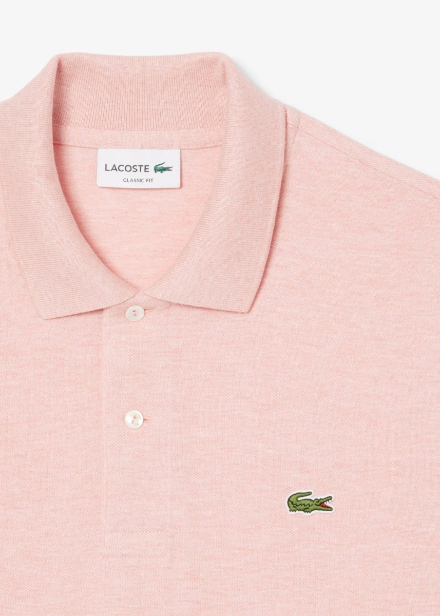 Polo Lacoste rose chiné - French Destock