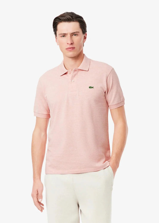 Polo Lacoste rose chiné - French Destock