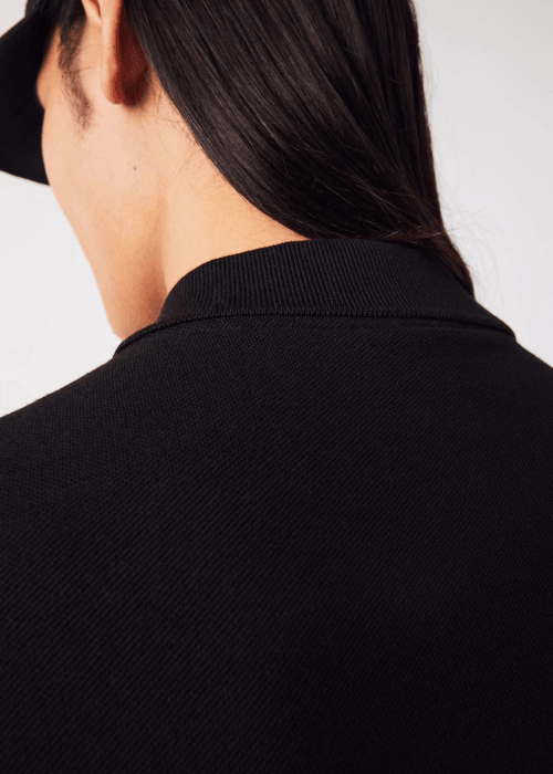 Polo manches longues Lacoste noir - French Destock