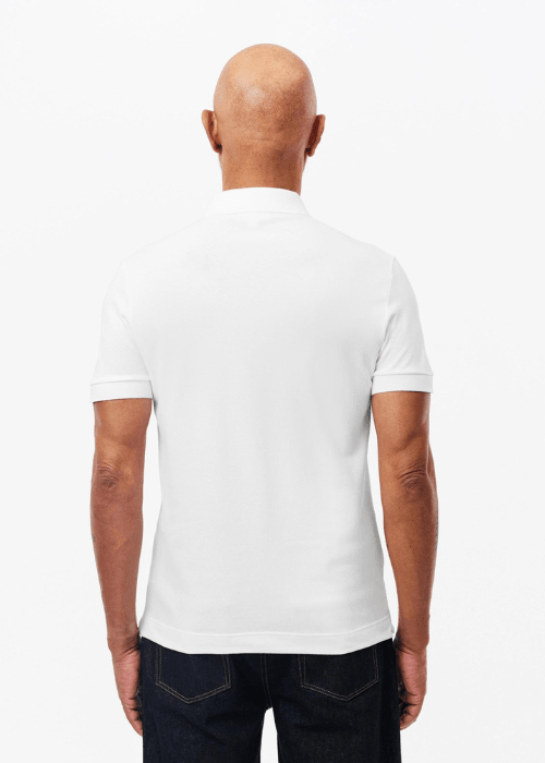Polo Paris Lacoste blanc - French Destock