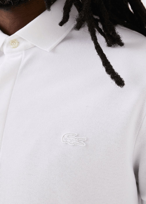 Polo Paris Lacoste blanc - French Destock