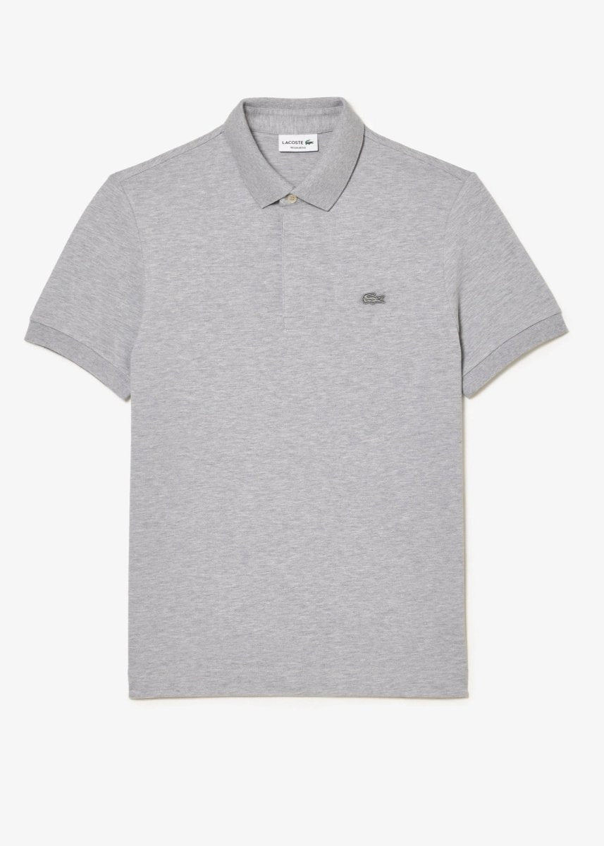 Polo Paris Lacoste gris - French Destock