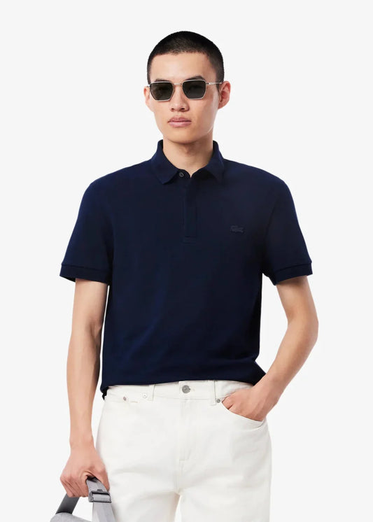 Polo Paris Lacoste marine - French Destock