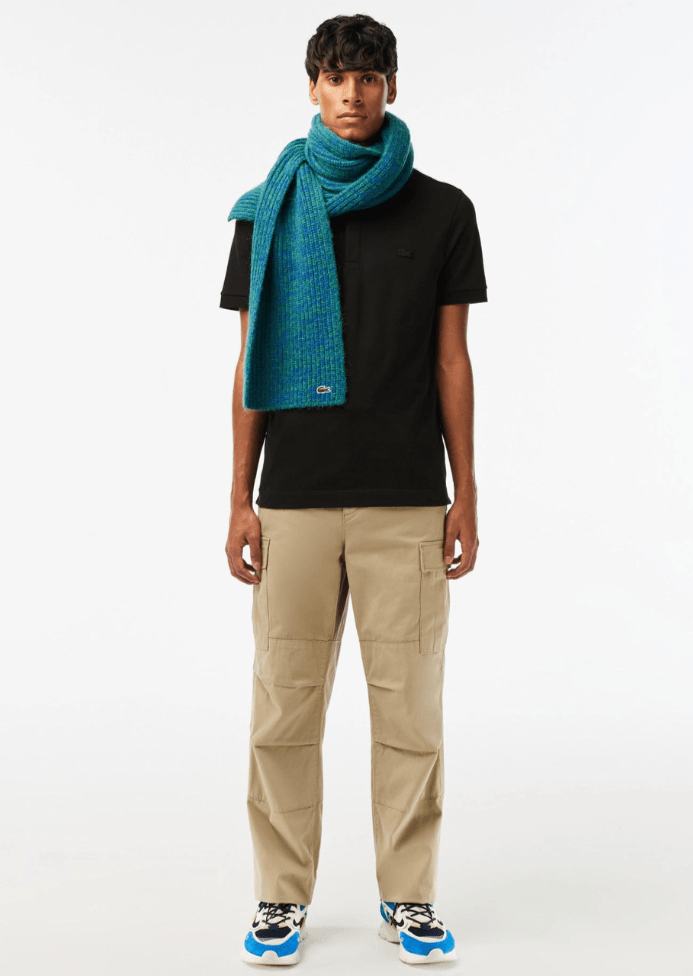 Polo Paris Lacoste noir - French Destock