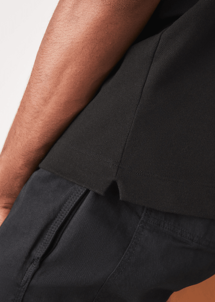 Polo Paris Lacoste noir - French Destock