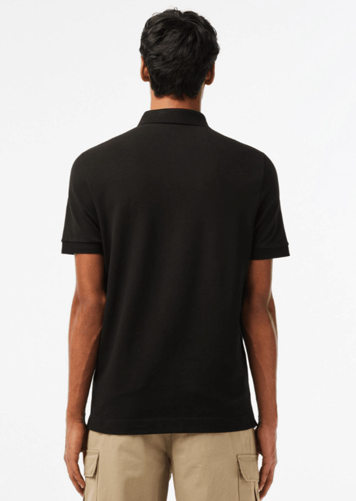 Polo Paris Lacoste noir - French Destock