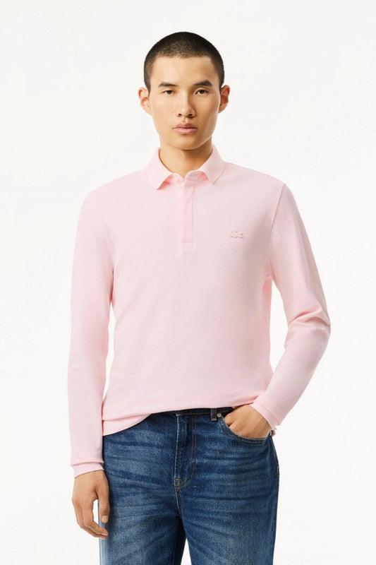 Polo Paris Lacoste rose - French Destock