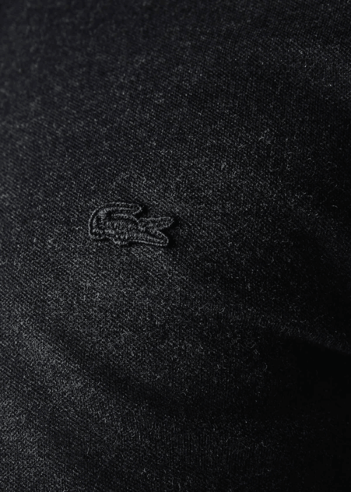 Polo Paris manches longues Lacoste gris - French Destock