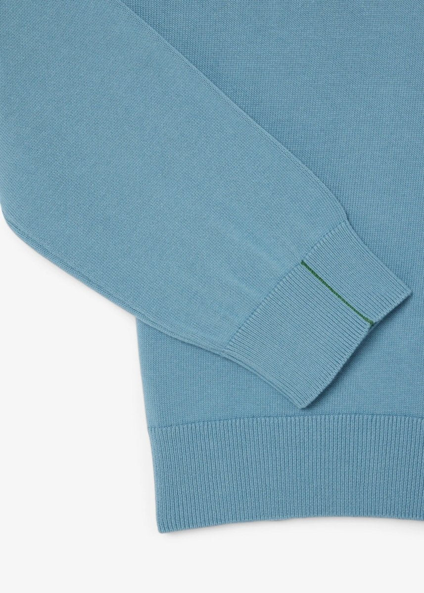 Pull camionneur Lacoste bleu - French Destock